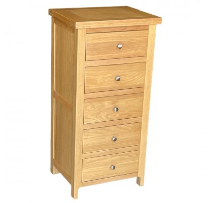 Como 5 Drawer Tall Chest of Drawers